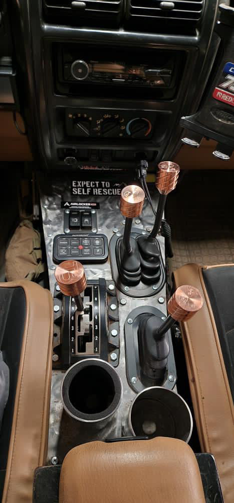 Copper Atlas Transfer Case shift knobs